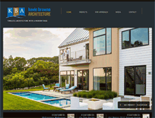 Tablet Screenshot of kevinbrownearchitecture.com